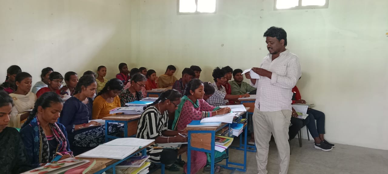 Students actively learning during lecture session