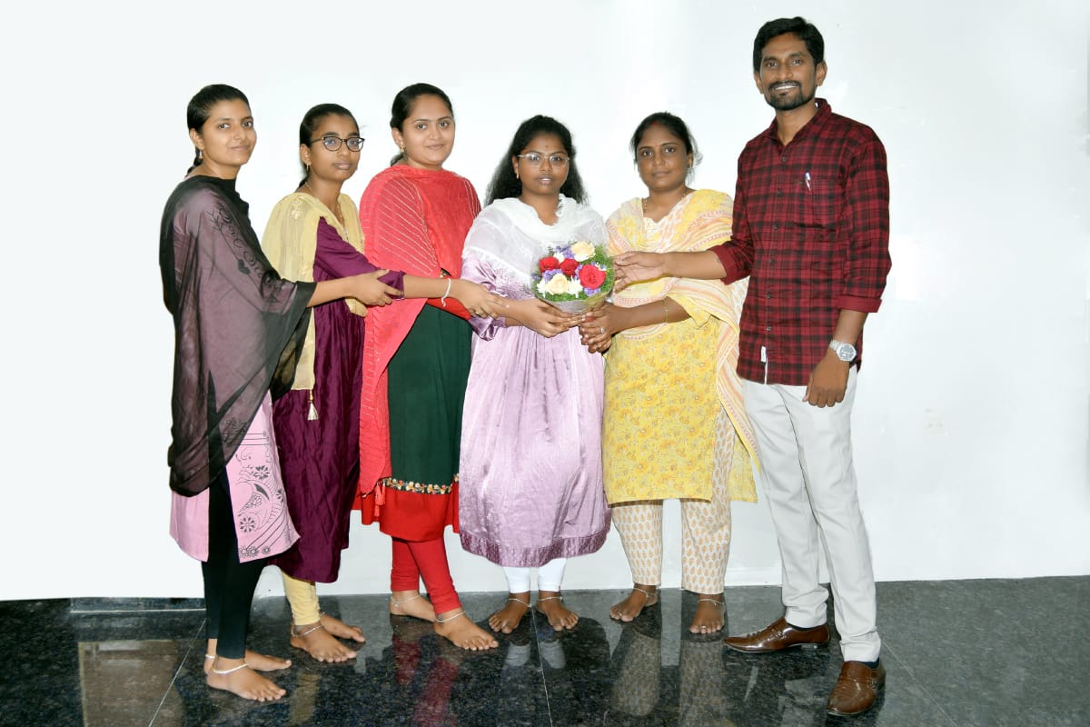 Felicitation ceremony for girl students at Amulya Academy
