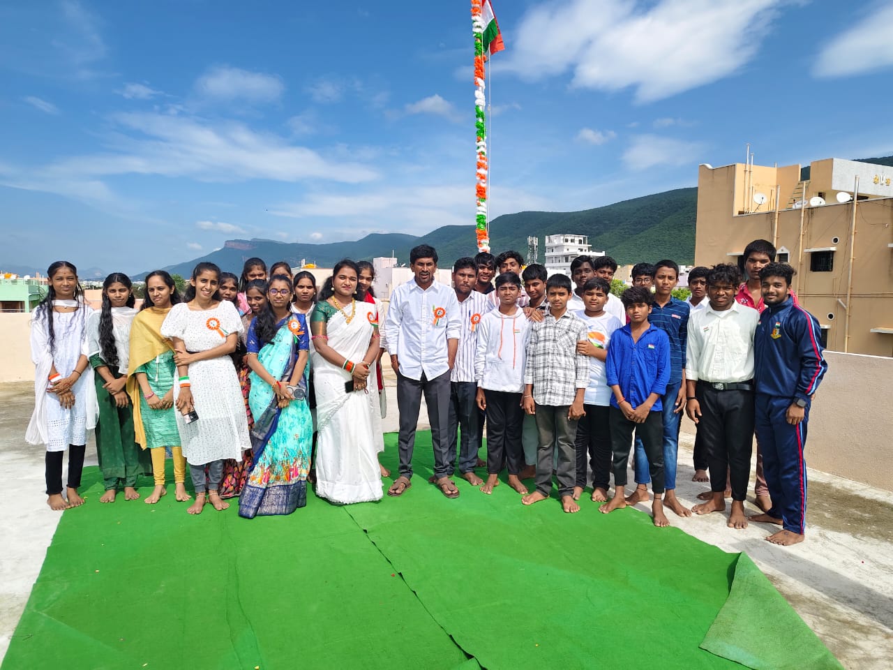 Republic Day Flag Ceremony at Amulya Academy